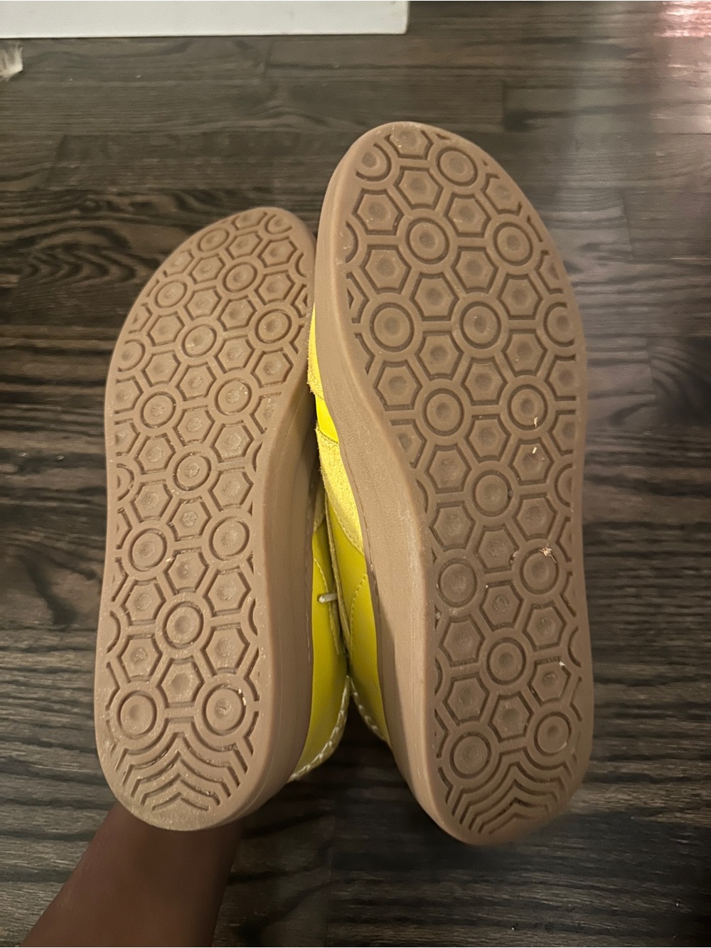 Steve Madden Yellow Suede & Leather Women's Sneakers - Picture 3 of 4
